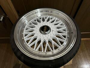 BBS RS風　アルミホイール　19インチ　8.5J ＋42 5穴　マルチ