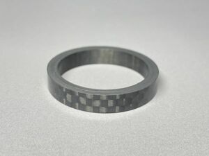 匿名配送ネコポス210円～ 新品 DIA-COMPE 1インチ 5mm カーボン コラムスペーサー ブラック ダイアコンペ ダイヤコンペ 0825G2301/210