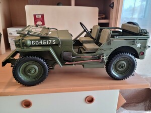 ドラゴン製　アメリカ陸軍 1/4トン 4×4 小型軍用車 1/6サイズ プラモデル 組立済み完成品 