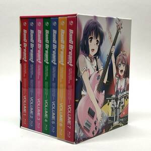 tu020 Blu-ray BanG Dream! バンドリ 初回生産限定版BOX付き 全7巻セット アニメ ※中古