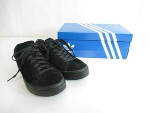 中古 アディダス adidas スニーカー シューズ BZ0434 24.0cm 黒 ブラック レディース