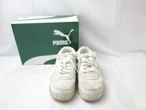 訳あり プーマ PUMA スニーカー シューズ CALI WEDGE TONAL WNS 385248-01 23.5cm アイボリー系 レディース_画像1