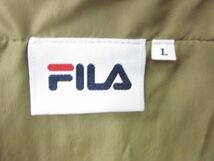 未使用 タグ付き フィラ FILA ジャケット 花粉付着防止加工 フルジップ L ベージュ メンズ_画像4