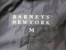 良品 バーニーズ ニューヨーク BARNEYS NEW YORK ジャケット ダウンジャケット ナイロン M チャコール メンズ_画像3