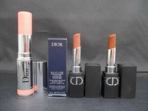 残8割 ディオール Dior ルージュ ディオール フォーエヴァー スティック 416/200 スティック グロウ 715 3点 口紅 チ