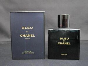 中古 シャネル CHANEL 香水 メンズ ブルー ドゥ シャネル パルファム 50ml