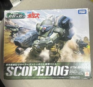 新古品 ガガンガン 装甲騎兵ボトムズ スコープドッグモデル　タカラ トミー ラジコンSCOPEDOG 