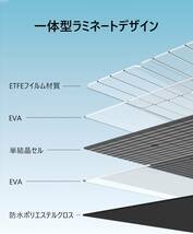 【2つセット】Enernova ソーラーパネル 200W 折り畳み式 ポータブル電源充電器 急速充電 ソーラーチャージャー _画像2