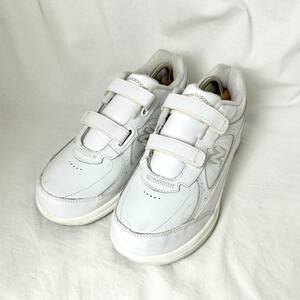 NEW BALANCE 577 velcro leather shoes US8.5 2E white 25.5cm wide dado sneakers New balance 90s 00s Vintage 