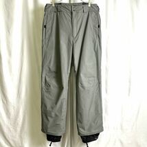 00s Columbia CONVERT ナイロン スノー パンツ M グレー BASE TRX 防水 スキー スノボ ワイド コロンビア コンバート 90s ビンテージ_画像1