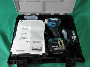 43/Д817★makita 充電式インパクトドライバー TD161D 14.4V★充電器＆バッテリー2個付き