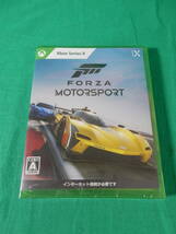 58/R408★Xbox Series X★Forza Motorsport / フォルツァ モータースポーツ★Microsoft マイクロソフト★未開封品_画像1