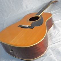 YAMAHA FG-250D アコースティックギター ソフトケース付き ドレッドノートタイプ ラージボディ 美品 楽器/170サイズ_画像7