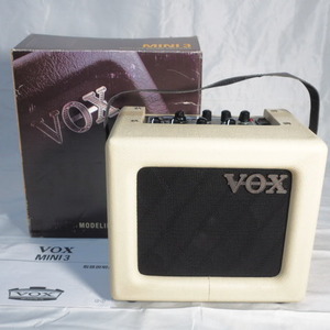 VOX MINI3 ギターアンプ アイボリー 11種のアンプモデル 多数エフェクト 楽器機材/80サイズ