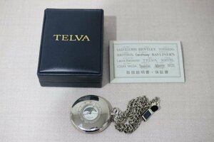 TELVA テルバ TE-2036 PC クオーツ 懐中時計 説明書 箱付 動作未確認 4414