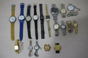 まとめ売り メーカー色々 種類色々 腕時計等 本体のみ含む 18点セット 動作未確認 4585