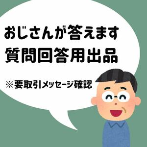 質問回答用出品※要メッセージ確認。