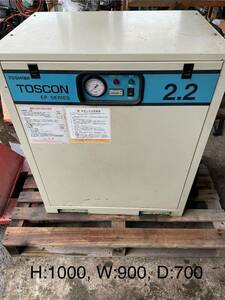 TOSCON エアーコンプレッサー 2.2kw3馬力