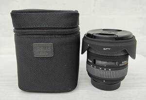 SIGMA/シグマ FOR NIKON EX 10-20mm 1:4-5.6 DC HSM　レンズ　ケース付き　動作未確認　ジャンク