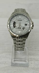 CITIZEN/シチズン　Eco-Drive　エコドライブ　H145-SO73545　メンズ　腕時計　※裏蓋に勤続記念の刻印あり　中古　稼働品　ジャンク