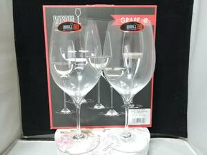 未使用◇自宅保管 RIEDEL リーデル カベルネ/メルロー グレープ ≪ペア≫ グラス #6404/0 ワイン