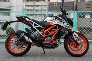 KTM DUKE 390 2018年モデル 人気のTFT液晶メーター R5/12迄車検付き パワーパーツ多数着き 程度極上！