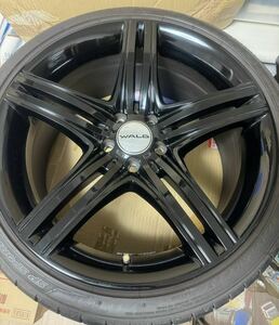 WALD MAHORA M11C 19インチ 8.5J +40/9.5J +40 PCD112 5H 黒再塗装 φ66.5mm ダンロップ 245/35R19 275/30R19 アウディ　ベンツ等