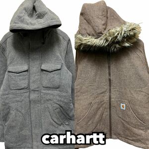 USA古着卸 洗濯済 Carhartt ジャケット コート 2着 セット まとめ売り カーハート tudorcoat 1円スタート 卸売 アメリカ古着 plywood