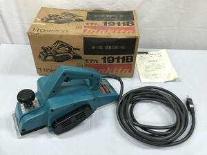 makita 電気カンナ 110mm モデル1911B 100V 小型 軽量 電動工具 切削工具 コード式 コンパクト DIY 趣味 コレクション 