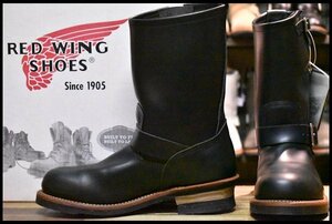 【8.5D 未使用 12年】レッドウィング 2268 エンジニア 黒 ブラッククローム スチールトゥ ブーツ redwing HOPESMORE