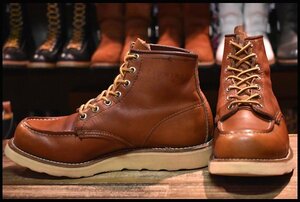 【6.5E 良品 旧犬タグ 89年06月刻印】レッドウィング 875 アイリッシュセッター 赤茶 オロラセット redwing ビンテージ ブーツ HOPESMORE