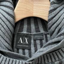 A|X ARMANI EXCHANGE ヴィンテージ アルマーニ エクスチェンジ 長袖 リブ タートルニット リブニット M グラデーションカラー メンズ A4972_画像9