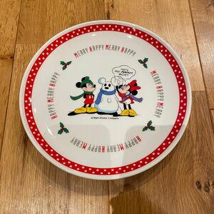 【希少】ミッキーマウス　レトロ　クリスマス　sango　皿　飾り皿 ディズニー プレート