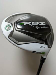 【中古】RBZ ドライバー 9.5度　RB-50 S　ヘッドカバー付き テーラーメイド