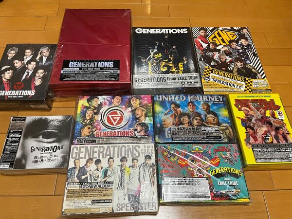 GENERATIONS ライブDVDとアルバムまとめ売り10作品