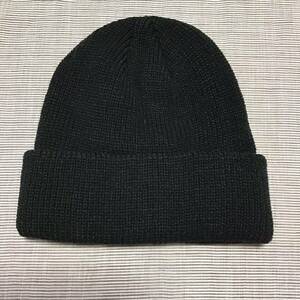 ニットキャップ　ビーニー ニット帽　毛糸の帽子　アクリル　黒　メンズ　レディース　フリーサイズ 防寒　冬用