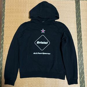 F.C.Real Bristol ロゴ スウェットパーカー 黒 レア F.C.R.B. ソフネット soph ブリストル