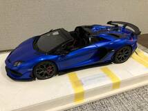 メイクアップ/アイドロン Make Up eidolon 1/18 ランボルギーニ アヴェンタドール SVJ 63 ブルーネザンス Lamborghini Aventador EML029C_画像3