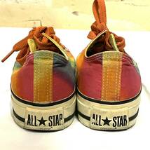 スニーカー CONVERSE オールスター ローカット 4 23cm レインボー ラメ アンダーライセンス 日本製 90年代 コンバース 2311209_画像4