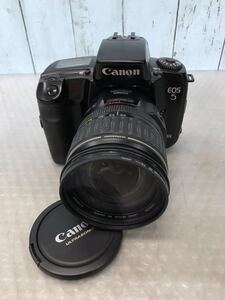 Canon EOS 5，Canon zoom lens EF 28-135mm 1:3.5-5.6 IS デジタル一眼　カメラ 動作未確認（80s）