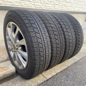 14インチ 4.5J 4穴 PCD.100 ハブ径73 オフセット+45 スタッドレス 155/65R14 75Q 4本 BALMINUM TR10 バルミナ BLIZZAK VRX