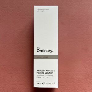 【未使用品】The Ordinary AHA30% + BHA2% ピーリングソリューション 30ml 