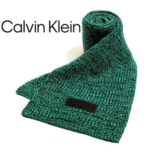  new goods CALVIN KLEIN Calvin Klein en Boss Logo long muffler stole green K2410