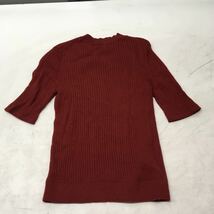 送料無料★UNIQLO ユニクロ★リブニット　トップス　半袖ニット★レディース　XLサイズ#51116sj75_画像3