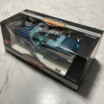 《箱付き》【1/18スケール】1957 Chevy BEL AIR American Muscle ミニカー 模型 コレクション放出 メタルダイキャスト シボレー 青 ブルー_画像2