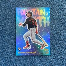 【Gunnar Henderson】2023 Topps x J-Rod Show out Collection Fountain of Youth Holo #F-2 MLB ガナー ヘンダーソン オリオールズ_画像1