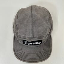 G◎ シュプリーム SUPREME Washed Canvas Camp Cap ウォッシュド キャンバス ボックスロゴ キャンプキャップ 帽子 Supreme _画像6