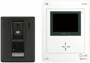 G※ 新品 アイホン JL-12E カラーテレビ ドアホンROCO録画 カメラ付玄関子機 モニター付親機セット 未開封品