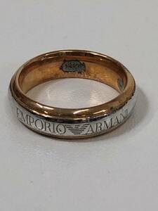 G※ EMPORIO ARMANI エンポリオ アルマーニ リング SV925 メンズ 指輪 サイズ 約15.5号