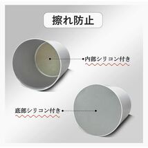 美品 ペン立て 筆立て ペンスタンド ペンホルダー ペンケース おしゃれ アルミ製 滑り止め 文房具 卓上収納 小物入れ オフィス 学校 子供_画像4